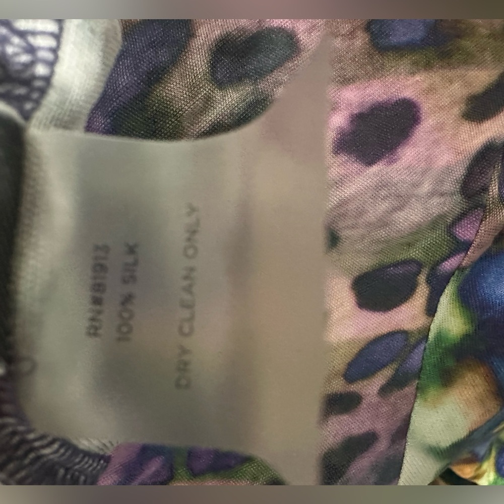 ROBERT GRAHAM Animal Print 100%
Silk Midi Dress Size Small V-Neck,Belted - Picture 11 of 15